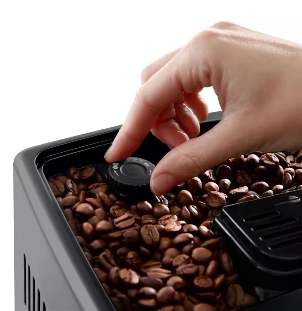 DeLonghi ECAM380.95.TB Dinamica Plus fekete tejhabosítóval automata kávéfőző