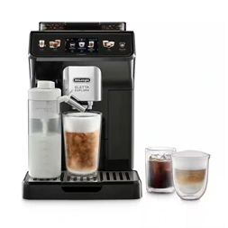 DeLonghi ECAM450.65.G Eletta Explore sötétszürke tejhabosítóval automata kávéfőző (Újszerű)