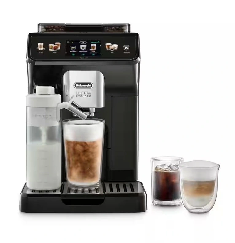 DeLonghi ECAM450.65.G Eletta Explore sötétszürke tejhabosítóval automata kávéfőző (Újszerű)