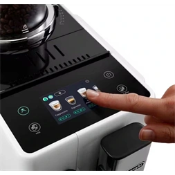DeLonghi EXAM440.55.W Rivelia fehér tejhabosítóval automata kávéfőző (Újszerű)