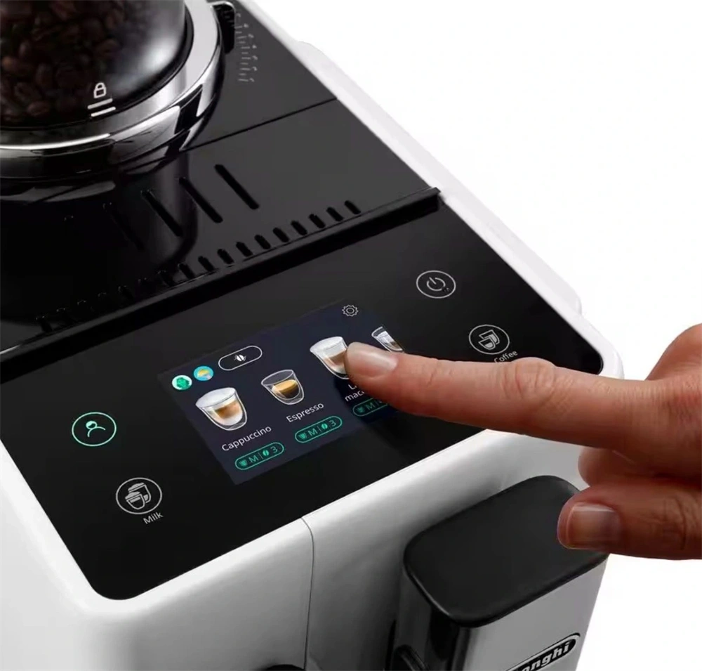 DeLonghi EXAM440.55.W Rivelia fehér tejhabosítóval automata kávéfőző (Újszerű)