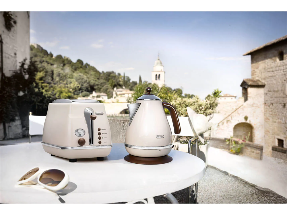 DeLonghi KBOV 2001.BG Icona Vintage 1,7L-es bézs vízforraló