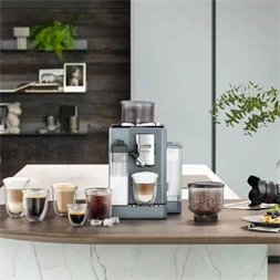 DeLonghi Rivelia EXAM440.55.G LatteCrema grafitszürke automata tejtartályos kávéfőző
