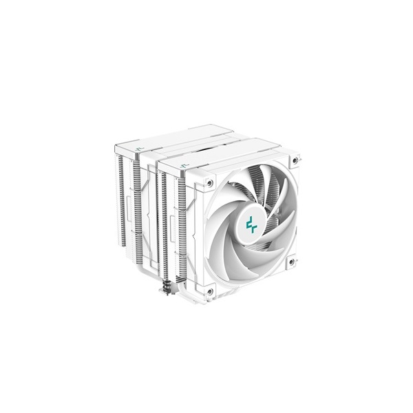 DeepCool CPU Cooler - AK620 WH (28 dB; max, 117,21 m3/h; 4pin csatlakozó, 6 db heatpipe, 2x12cm, PWM)