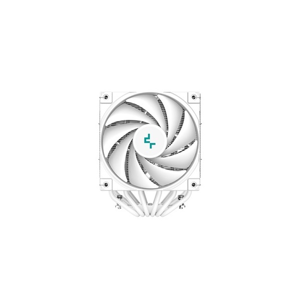 DeepCool CPU Cooler - AK620 WH (28 dB; max, 117,21 m3/h; 4pin csatlakozó, 6 db heatpipe, 2x12cm, PWM)