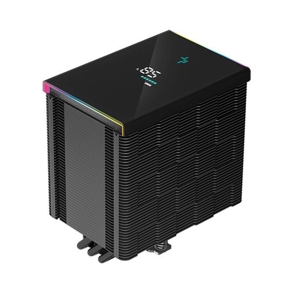 DeepCool CPU Cooler - AK500 Digital (28dB; max, 117,21 m3/h; 4pin csatlakozó, 5 db heatpipe, 12cm, PWM, fekete)