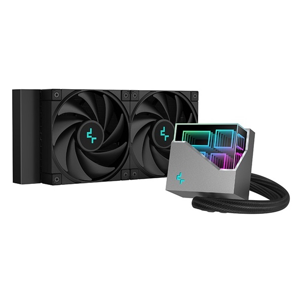 DeepCool CPU Water Cooler - LT520 (max 19dB; max. 145,86 m3/h; 2x12cm)