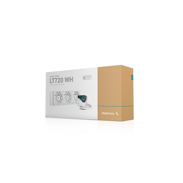 DeepCool CPU Water Cooler - LT720 WH (max 19dB; max. 145,86 m3/h; 3x12cm)