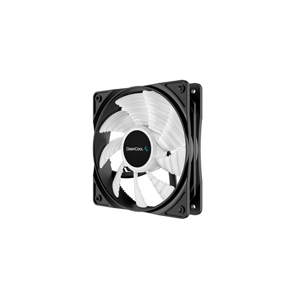 DeepCool Cooler 12cm - RF120R (21,9dB; max. 83,08 m3/h; 3pin csatlakozó; ház hűtésre, piros LED)
