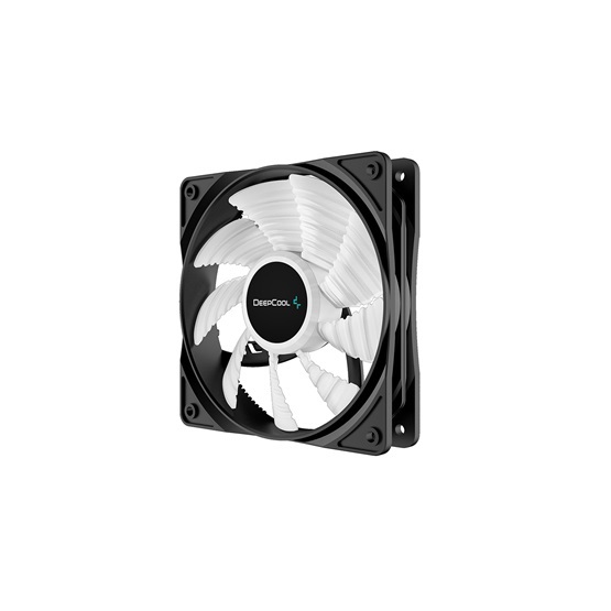 DeepCool Cooler 12cm - RF120R (21,9dB; max. 83,08 m3/h; 3pin csatlakozó; ház hűtésre, piros LED)