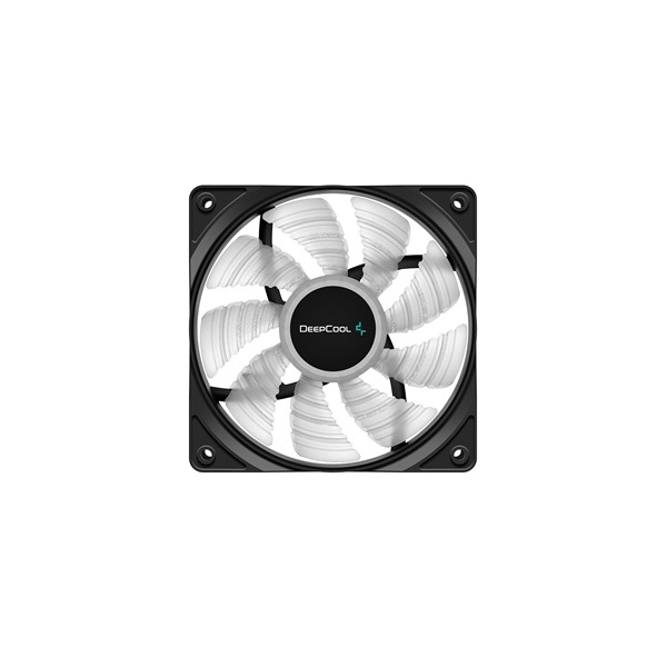 DeepCool Cooler 12cm - RF120R (21,9dB; max. 83,08 m3/h; 3pin csatlakozó; ház hűtésre, piros LED)