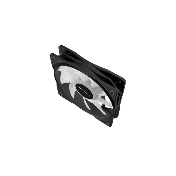 DeepCool Cooler 12cm - RF120R (21,9dB; max. 83,08 m3/h; 3pin csatlakozó; ház hűtésre, piros LED)