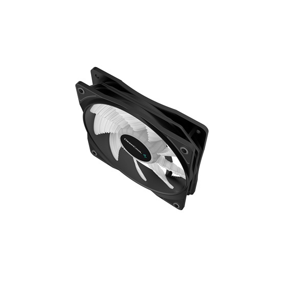 DeepCool Cooler 12cm - RF120R (21,9dB; max. 83,08 m3/h; 3pin csatlakozó; ház hűtésre, piros LED)