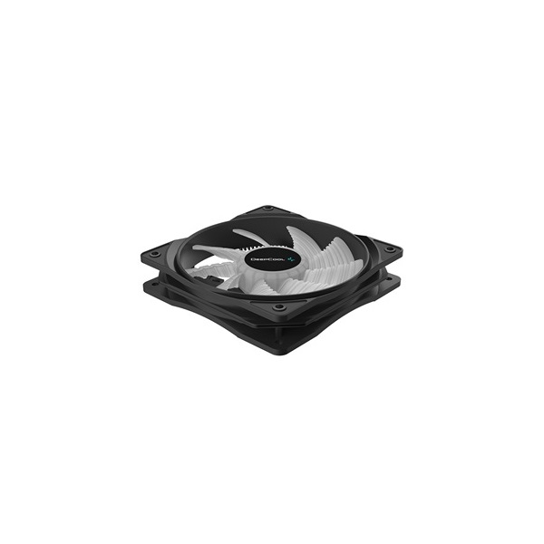 DeepCool Cooler 12cm - RF120R (21,9dB; max. 83,08 m3/h; 3pin csatlakozó; ház hűtésre, piros LED)