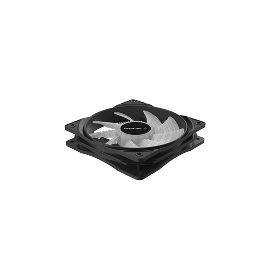 DeepCool Cooler 12cm - RF120R (21,9dB; max. 83,08 m3/h; 3pin csatlakozó; ház hűtésre, piros LED)