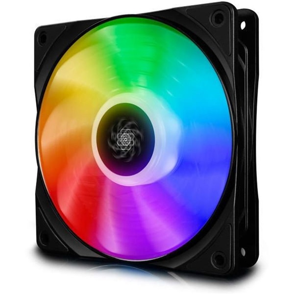 DeepCool Cooler 12cm - CF120 (27dB; max. 95,99 m3/h; 4pin csatlakozó; ház hűtésre,RGB, PWM)