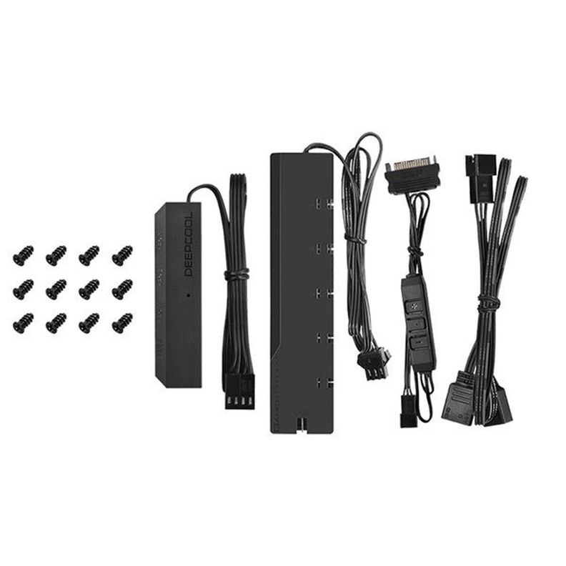 DeepCool Cooler 12cm - CF120 (3 IN 1) (27dB; max. 95,99 m3/h; 4pin csatlakozó; ház hűtésre,RGB, PWM)