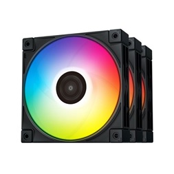 DeepCool Cooler 12cm - FC120 (3 IN 1) (28dB; max. 105,18 m3/h; 3pin csatlakozó; 3x12cm, ház hűtésre,A-RGB, PWM)