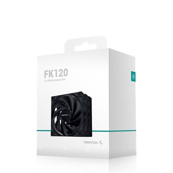 DeepCool Cooler 12cm - FK120 3 IN 1 (28dB; max. 117,21 m3/h; 4pin csatlakozó; ház hűtésre,PWM)