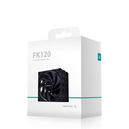 DeepCool Cooler 12cm - FK120 3 IN 1 (28dB; max. 117,21 m3/h; 4pin csatlakozó; ház hűtésre,PWM)
