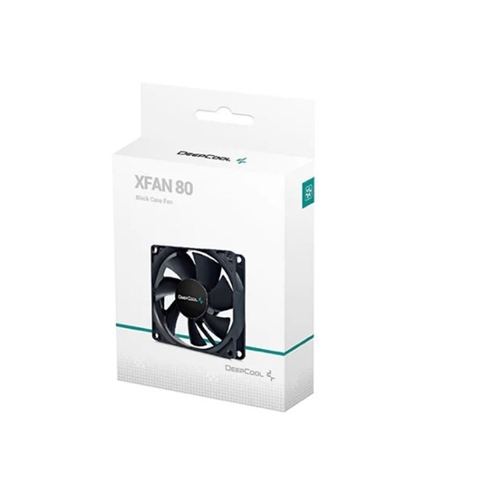 DeepCool Cooler 8cm - XFAN 80 (20.3dB; max. 37,03 m3/h; 3pin csatlakozó; 8cm, ház hűtésre)