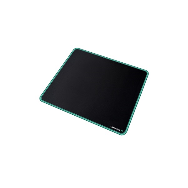 DeepCool Egérpad - GM810 (szövet, csúszásmentes, vízálló, 450x400x3mm, fekete, zöld szegés)