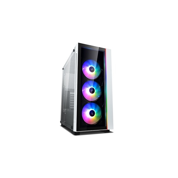 DeepCool MATREXX 55 V3 ADD-RGB WH 3F fehér (táp nélküli) mATX ház