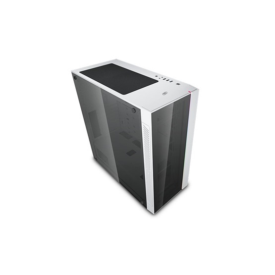 DeepCool MATREXX 55 V3 ADD-RGB WH 3F fehér (táp nélküli) mATX ház