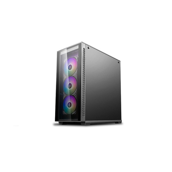 DeepCool MATREXX 70 ADD-RGB 3F fekete (táp nélküli) mATX ház