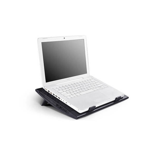 DeepCool Notebook Hűtőpad 17"-ig - WIND PAL FS (21,5-26,5dB; max. 195,38 m3/h; 2x14cm, 2xUSB2.0)