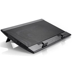 DeepCool Notebook Hűtőpad 17"-ig - WIND PAL FS (21,5-26,5dB; max. 195,38 m3/h; 2x14cm, 2xUSB2.0)