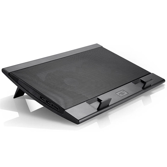 DeepCool Notebook Hűtőpad 17"-ig - WIND PAL FS (21,5-26,5dB; max. 195,38 m3/h; 2x14cm, 2xUSB2.0)
