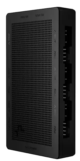 DeepCool SC790 (6 db 4pin, PWM, A-RGB) ventilátor tápkábel elosztó