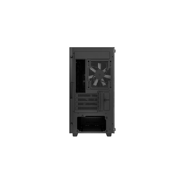 DeepCool Számítógépház - CC360 ARGB (fekete, ablakos, 3x12cm ventilátor, Mini-ITX / Mico-ATX, 1xUSB3.0, 1xUSB2.0)