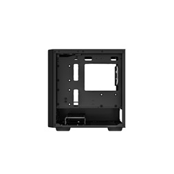 DeepCool Számítógépház - CC360 ARGB (fekete, ablakos, 3x12cm ventilátor, Mini-ITX / Mico-ATX, 1xUSB3.0, 1xUSB2.0)