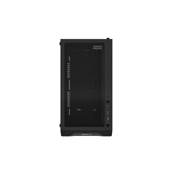 DeepCool Számítógépház - CC360 ARGB (fekete, ablakos, 3x12cm ventilátor, Mini-ITX / Mico-ATX, 1xUSB3.0, 1xUSB2.0)