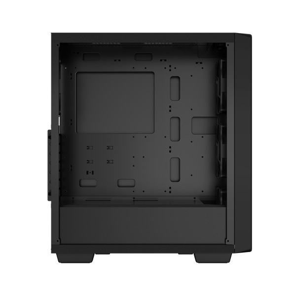 DeepCool Számítógépház - CC560-100034 (fekete, ablakos, venti nélkül, Mini-ITX / Mico-ATX / ATX, 1xUSB3.0, 1xUSB2.0)