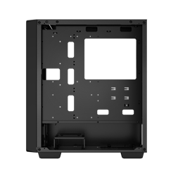 DeepCool Számítógépház - CC560-100034 (fekete, ablakos, venti nélkül, Mini-ITX / Mico-ATX / ATX, 1xUSB3.0, 1xUSB2.0)