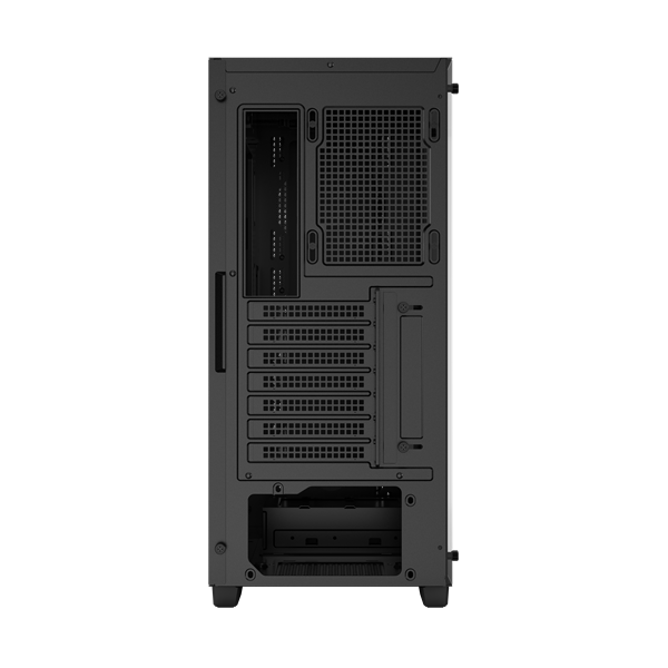 DeepCool Számítógépház - CC560-100034 (fekete, ablakos, venti nélkül, Mini-ITX / Mico-ATX / ATX, 1xUSB3.0, 1xUSB2.0)