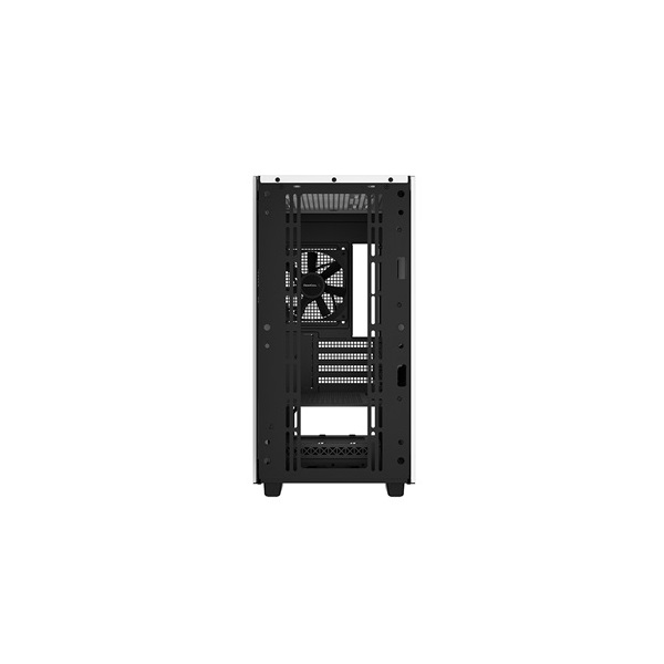 DeepCool Számítógépház - CH370 WH (fekete, ablakos, 1x12cm ventilátor, Mini-ITX / Mico-ATX, 2xUSB3.0)