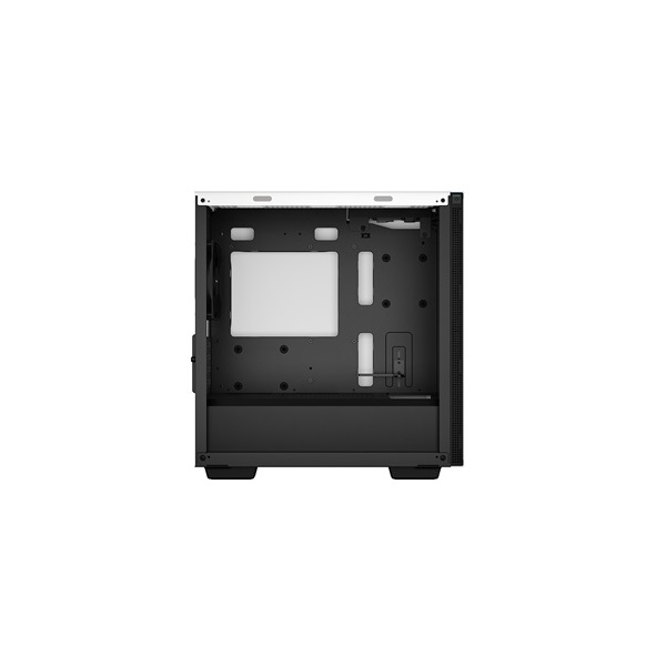 DeepCool Számítógépház - CH370 WH (fekete, ablakos, 1x12cm ventilátor, Mini-ITX / Mico-ATX, 2xUSB3.0)