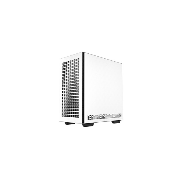 DeepCool Számítógépház - CH370 WH (fekete, ablakos, 1x12cm ventilátor, Mini-ITX / Mico-ATX, 2xUSB3.0)