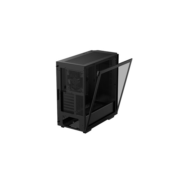 DeepCool Számítógépház - CH510 MESH DIGITAL (ablakos, 1x12cm ventilátor, Mini-ITX / Mico-ATX / ATX / E-ATX, 1xUSB3.0)