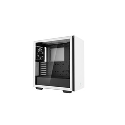 DeepCool Számítógépház - CH510 WH (fehér, ablakos, 1x12cm ventilátor, Mini-ITX / Mico-ATX / ATX / E-ATX, 2xUSB3.0)