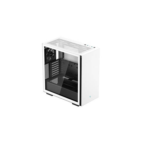 DeepCool Számítógépház - CH510 WH (fehér, ablakos, 1x12cm ventilátor, Mini-ITX / Mico-ATX / ATX / E-ATX, 2xUSB3.0)