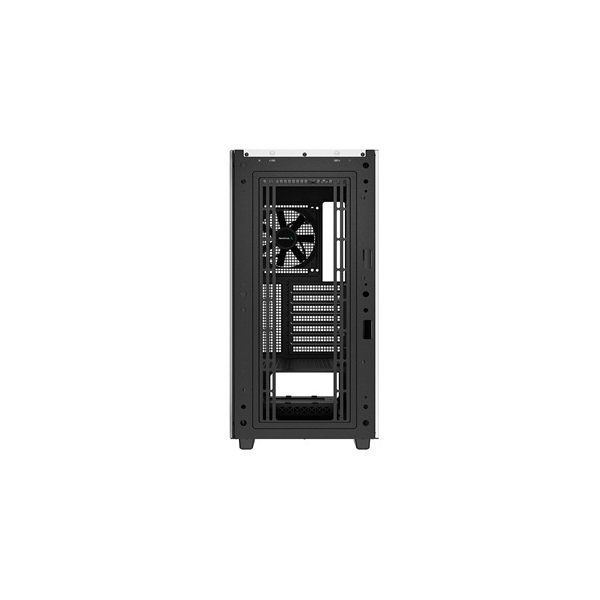 DeepCool Számítógépház - CH510 WH (fehér, ablakos, 1x12cm ventilátor, Mini-ITX / Mico-ATX / ATX / E-ATX, 2xUSB3.0)