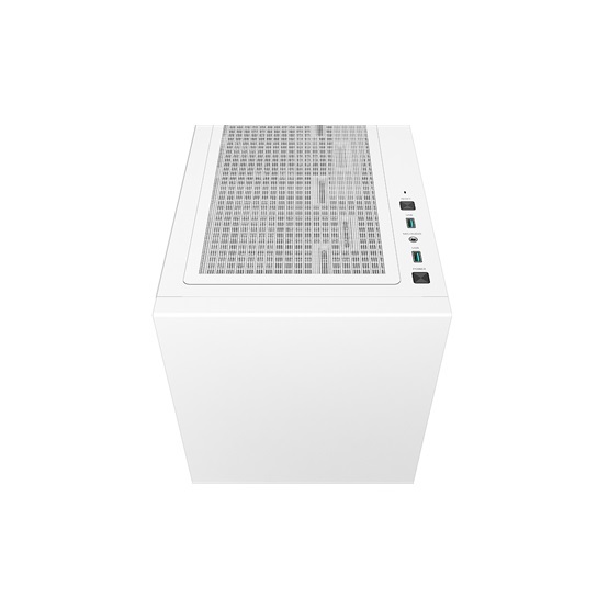 DeepCool Számítógépház - CH510 WH (fehér, ablakos, 1x12cm ventilátor, Mini-ITX / Mico-ATX / ATX / E-ATX, 2xUSB3.0)