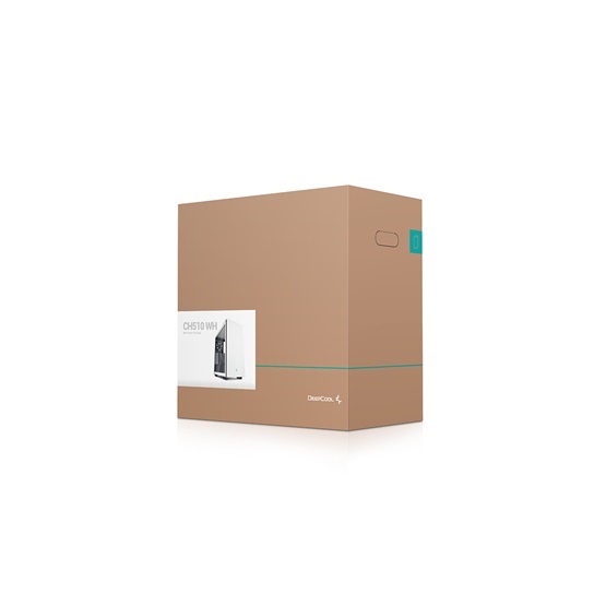 DeepCool Számítógépház - CH510 WH (fehér, ablakos, 1x12cm ventilátor, Mini-ITX / Mico-ATX / ATX / E-ATX, 2xUSB3.0)