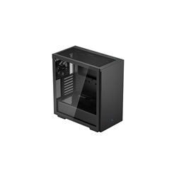 DeepCool Számítógépház - CH510 (fekete, ablakos, 1x12cm ventilátor, Mini-ITX / Mico-ATX / ATX / E-ATX, 2xUSB3.0)