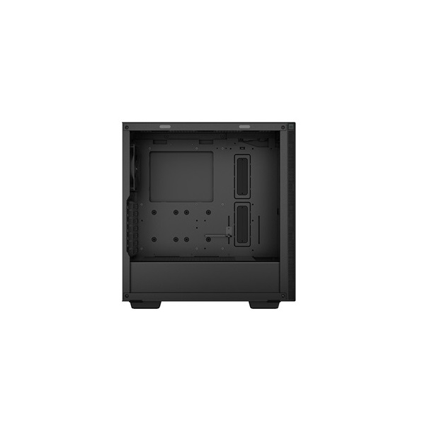 DeepCool Számítógépház - CH510 (fekete, ablakos, 1x12cm ventilátor, Mini-ITX / Mico-ATX / ATX / E-ATX, 2xUSB3.0)